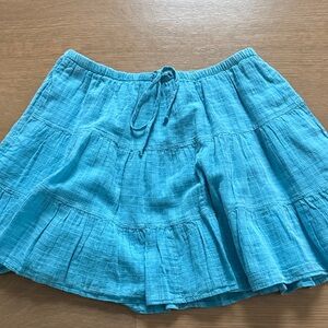 American Eagle Outfitters Teal Skater Skirt